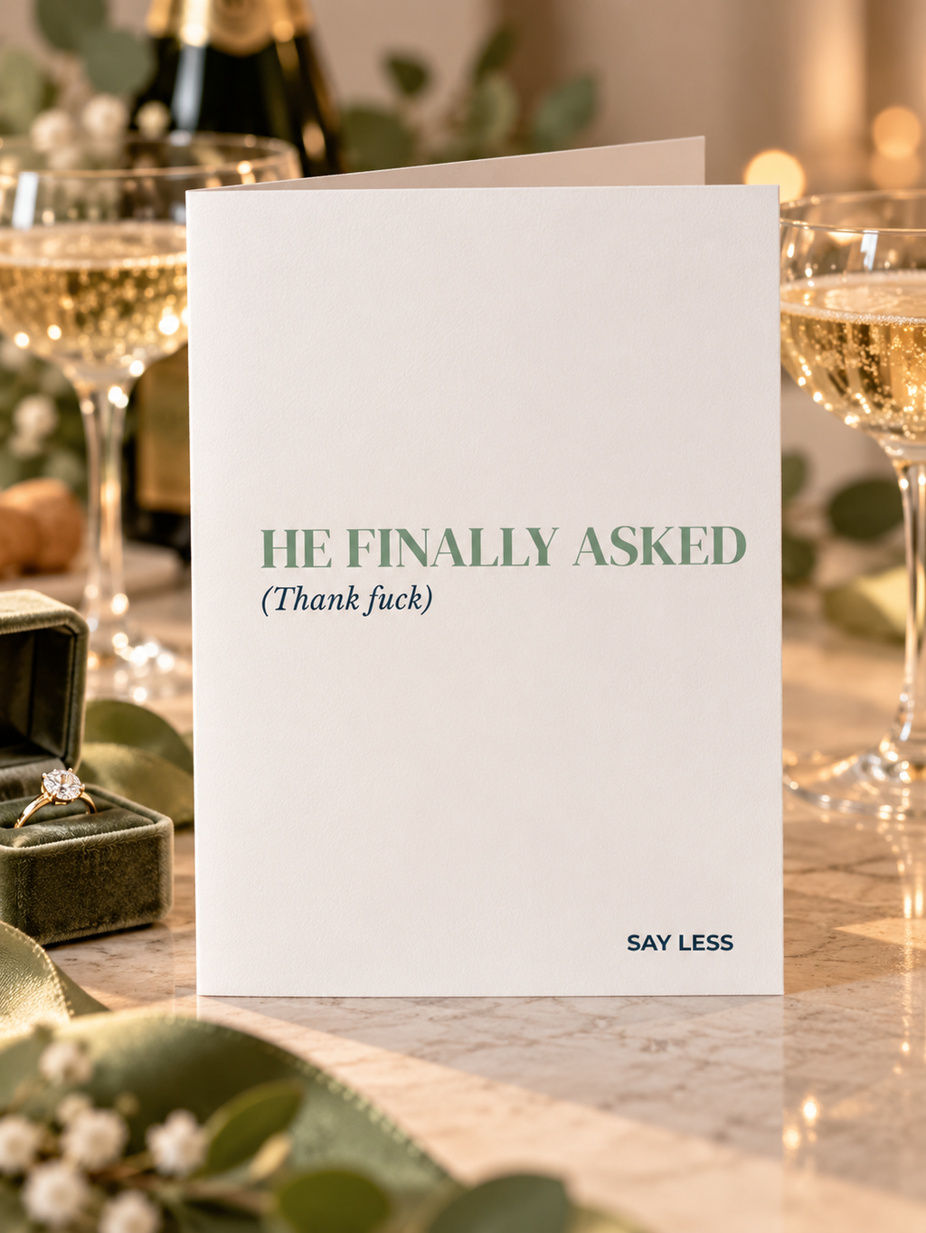 He Finally Asked - Thank Fuck