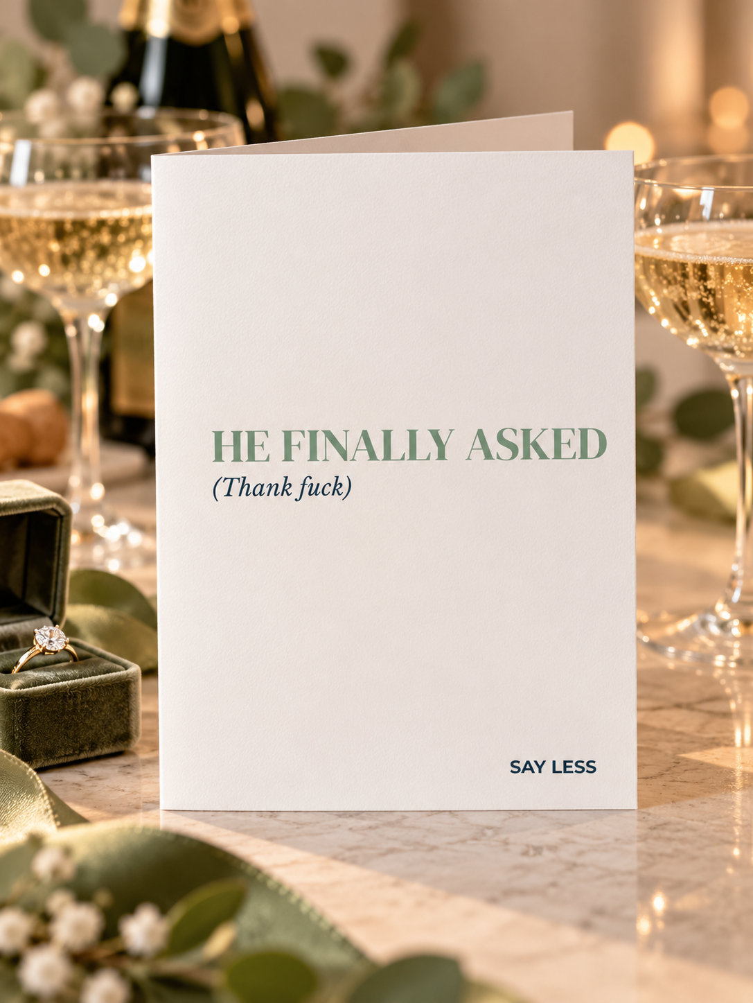 He Finally Asked - Thank Fuck