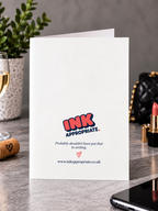 Break Up Congratulations Card - You Left Him. Fucking Finally.