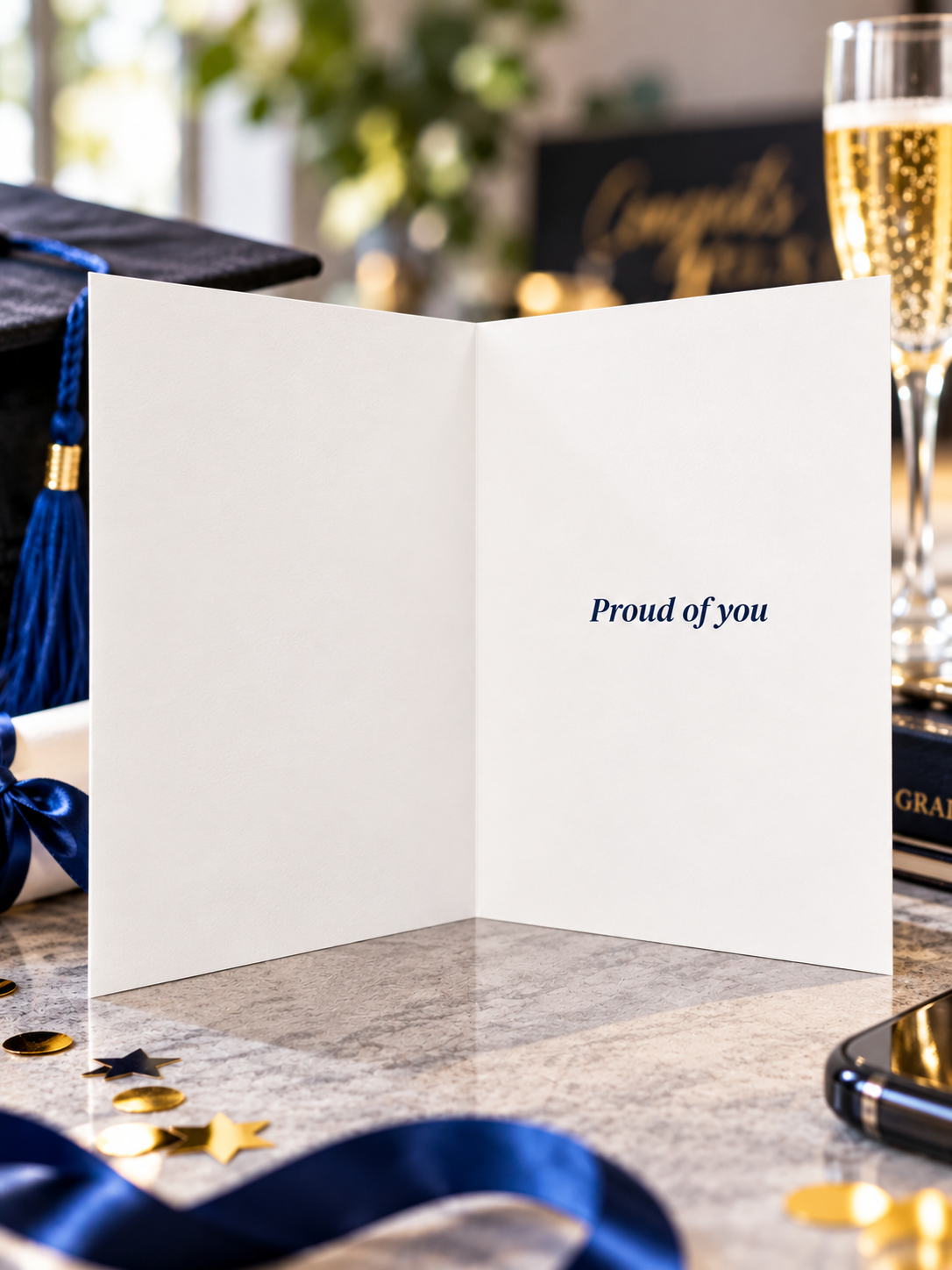 Graduation Congratulations Card - You Graduated. Fucking Finally.