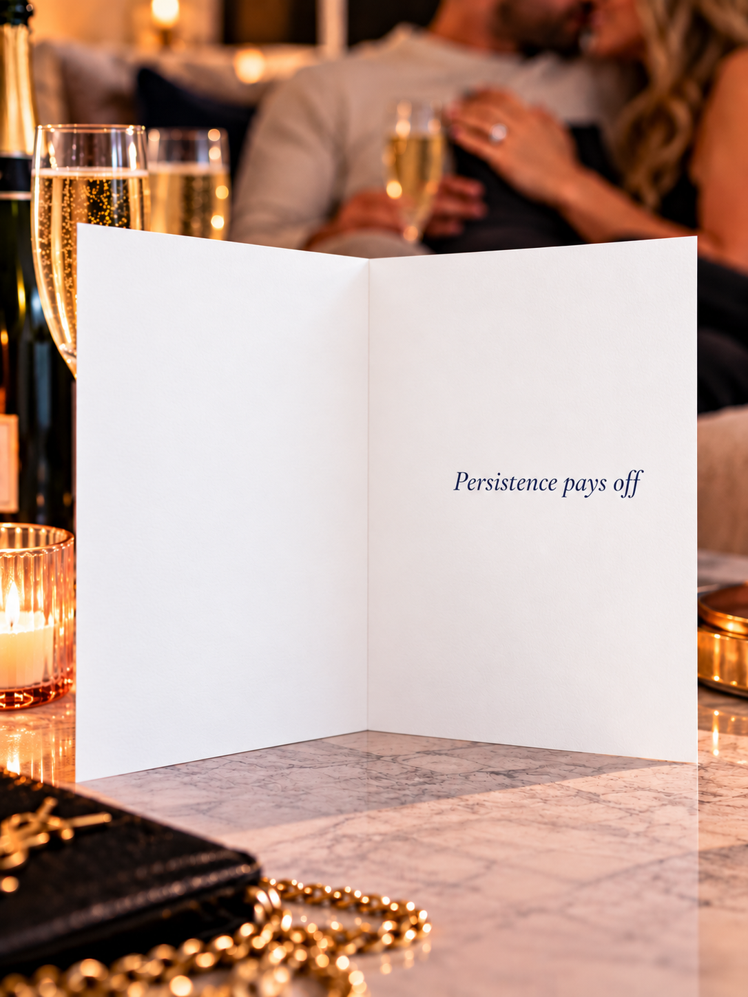 Engagement Congratulations Card - You're Engaged. Fucking Finally.