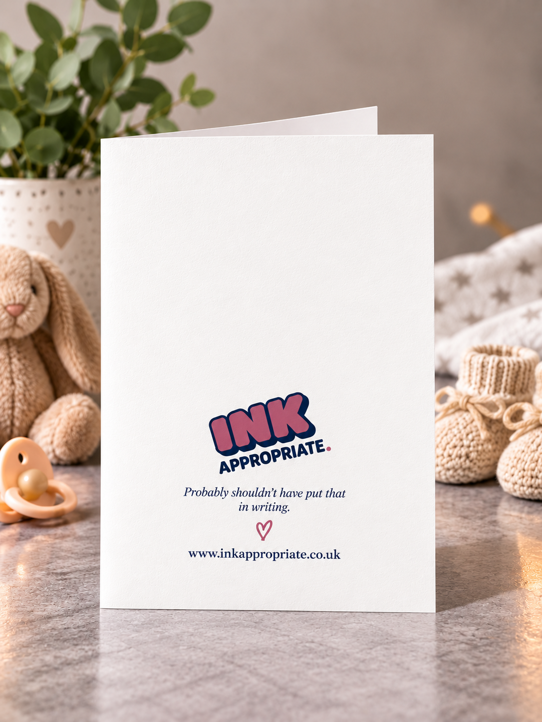 Pregnancy Congratulations Card - You're Pregnant. Fucking Finally.