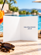Retirement Card - You're Retired. Fucking Finally.